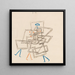 Drei in der Verwirrung - Paul Klee — gerahmtes Bild an der Wand