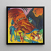 gregge di capre che rientrano - Ernst Ludwig Kirchner — quadro incorniciato alla parete