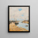 Trouville, das gestrandete Segelschiff – Eugène Boudin — gerahmtes Bild an der Wand