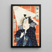 Eine Feier des Mutes - Tsukioka Yoshitoshi — gerahmtes Bild an der Wand