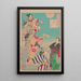 Moon of the Bon Festival - Tsukioka Yoshitoshi — framed artwork on a wall