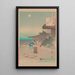 Moon of Chofu Village - Tsukioka Yoshitoshi — framed artwork on a wall