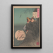 Moon of the Inaba Mountain - Tsukioka Yoshitoshi — framed artwork on a wall
