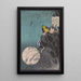 Moon of Inabayama - Tsukioka Yoshitoshi — framed artwork on a wall
