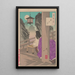 Moon of Ishiyama - Tsukioka Yoshitoshi — framed artwork on a wall