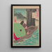Moon of Itsukushima - Tsukioka Yoshitoshi — framed artwork on a wall
