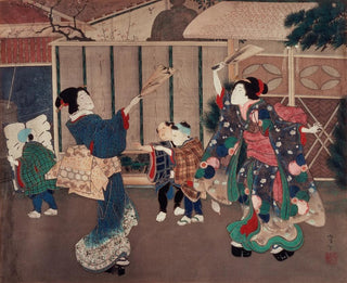 Tsukioka Yoshitoshi - January Celebrating the New Year.webp
