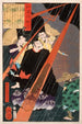 Mashiba Hisayoshi the Tairy in lightning - Tsukioka Yoshitoshi — artwork view