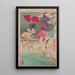 Snow Moon Pure at the Asano Asanogawa River - Tsukioka Yoshitoshi — framed artwork on a wall