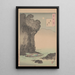 Moon of the Red Cliffs Sekiheki no tsuki - Tsukioka Yoshitoshi — framed artwork on a wall
