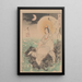 Moon of the South Sea Nankai no tsuki - Tsukioka Yoshitoshi — framed artwork on a wall