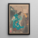Moon of the enemy's hideout Zokuso no tsuki - Tsukioka Yoshitoshi — framed artwork on a wall