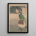 Moon of Mount Otowa Otowayama no tsuki - Tsukioka Yoshitoshi — framed artwork on a wall