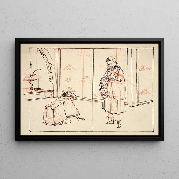 Tsukioka Yoshitoshi - Preparatory Drawing for an Illustration of the Book Mirror of Famous Japanese Generals.webp