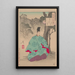 Moon of the Temple Seson Sesonji no tsuki - Tsukioka Yoshitoshi — framed artwork on a wall