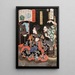 Shumitsu Kanja Yoshitaka se reflétant en rat dans un miroir - Tsukioka Yoshitoshi — quadro incorniciato alla parete