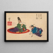 Sorori Shinzaemon e Hideyoshi - Tsukioka Yoshitoshi — quadro incorniciato alla parete
