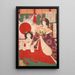 Sunrise - Tsukioka Yoshitoshi — framed artwork on a wall