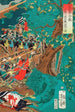 The Battle of Nagashino seen from the death of Yamagata Saburhei Masakage - Tsukioka Yoshitoshi — artwork view