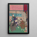The young man of Osaka who regained speech after his father's death - Tsukioka Yoshitoshi — framed artwork on a wall