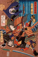 Tomoe Gozen, Ehefrau von Kiso Yoshinaka, siegreich über Uchida Sabur - Tsukioka Yoshitoshi — Ansicht des Kunstwerks