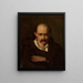 Portrait eines gefesselten Mannes - Tytus Maleszewski — gerahmtes Bild an der Wand