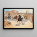La fantasia - Ulpiano Checa — gerahmtes Bild an der Wand