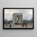 L'Arc de Triomphe, Parigi - Ulpiano Checa — quadro incorniciato alla parete