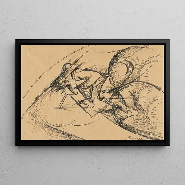 Umberto Boccioni - Study for Dynamic Force of a Cyclist I.webp