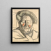 La mère des artistes - Umberto Boccioni — framed artwork on a wall