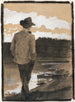 Young Man on a Shore - Umberto Boccioni — artwork view