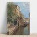 Reproduction of the painting of a Venetian Palace - Antonietta Brandeis