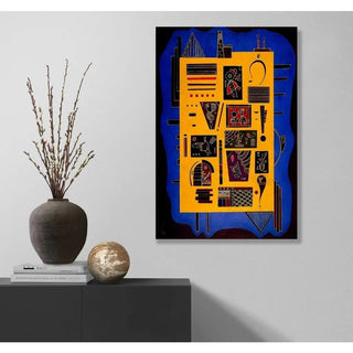 Un conglomérat - Wassily Kandinsky | Reproduction Tableau Décoration murale affiche copie