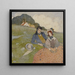 Ein Paar sitzt in einer ländlichen Landschaft - Edmund Dulac — gerahmtes Bild an der Wand