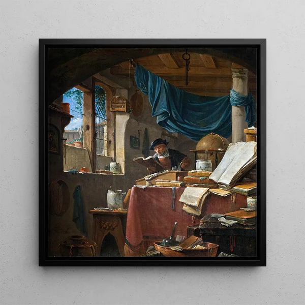 Un érudit dans son étude - Thomas Wijck