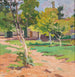 Ein Sommergarten - Nikolai Semenovich Samokish — Ansicht des Kunstwerks