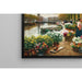 Reproduktion des Gemäldes Ein Blumenmarkt in Amsterdam - Henri Houben