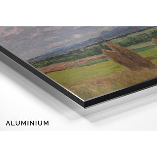 Un paysage avec gerbes de maïs - Alfred Zoff | Reproduction Tableau Décoration murale affiche copie