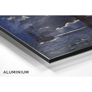 Un paysage marin, la navigation au clair de lune - Claude Monet | Reproduction Tableau Décoration murale affiche copie