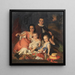 Un ritratto di gruppo con quattro bambini in un paesaggio - Alajos Gyrgyi Giergl — quadro incorniciato alla parete