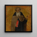 Ein männliches Heiliger, vielleicht Heiliger Antonius der Abt - Cenni di Francesco di Ser Cenni — gerahmtes Bild an der Wand