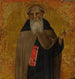 Ein männliches Heiliger, vielleicht Heiliger Antonius der Abt - Cenni di Francesco di Ser Cenni — Ansicht des Kunstwerks