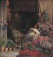 a Florentine flower seller - Kristian Zahrtmann — artwork view