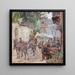 Un villaggio bosniaco - Carl Fahringer — quadro incorniciato alla parete