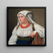 Eine Ciociara, Porträt einer römischen Bäuerin - Christoffer Wilhelm Eckersberg — gerahmtes Bild an der Wand