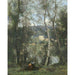 Reproduction of the painting of a Woman Gathering Wood at Ville-d'Avray - Jean-Baptiste Camille Corot