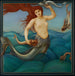 Eine Meeresnymphe - Sir Edward Coley Burne-Jones — in einem Innenraum präsentiert