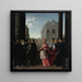 Una Processione di Cardinali - Ottavio Leoni — quadro incorniciato alla parete