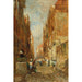 Reproduction of the painting A Street in the Jewish Quarter of Amsterdam by Emil Jakob Schindler
