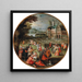 Un'allegoria della primavera - Jacob Grimmer — quadro incorniciato alla parete